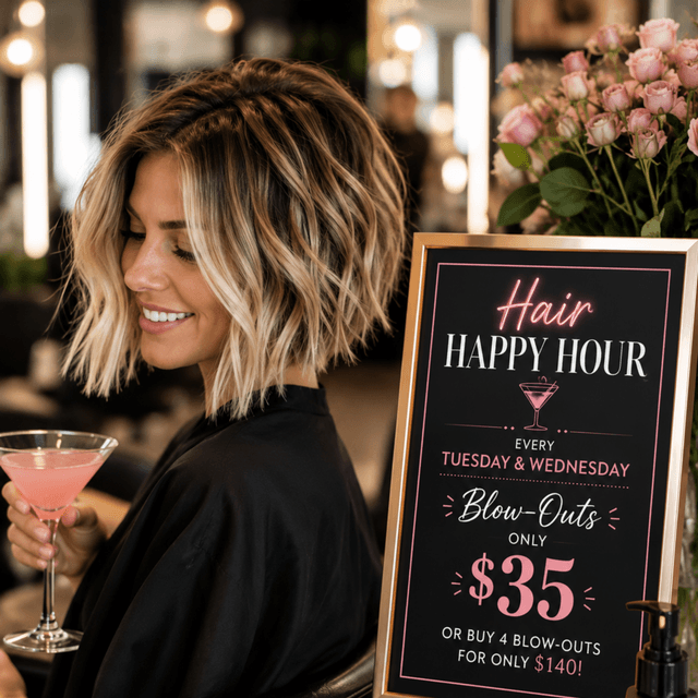 Hair Happy Hour at The Beauty Bartender in Hudson Oaks, TX