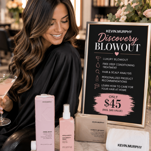 Kevin Murphy Discovery Blowout at The Beauty Bartender in Hudson Oaks, TX